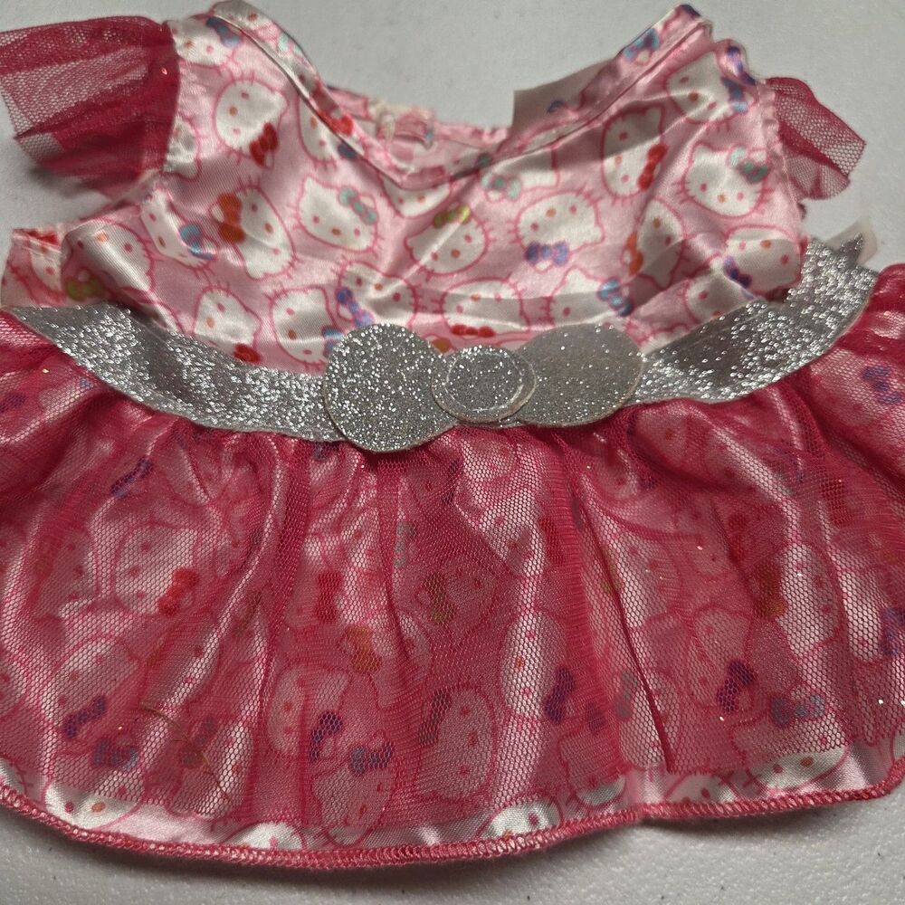 Build A Bear Hello Kitty 25th Anniversary Celebration Outfit Dress